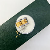 정품 신규 롤렉스 18K 옐로우 골드/스테인리스 스틸 14mm Oyster Perpetual/Lady Datejust 오이스터 팔찌 밴드 링크 보장